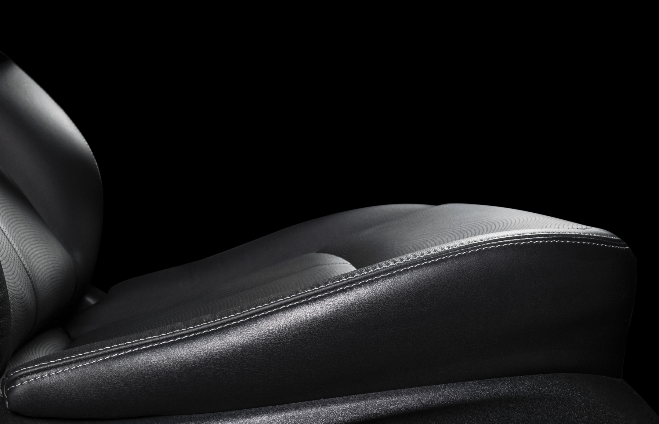 Car seat - black leather